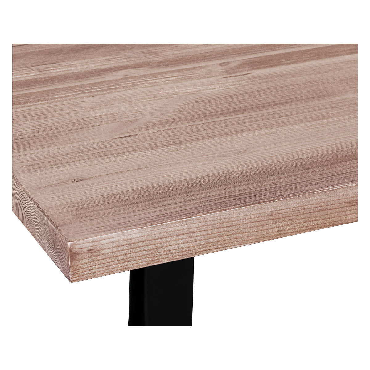 Ringo 8 Seater Cast Aluminium And Solid Pine Dining Table, Natural – image 3
