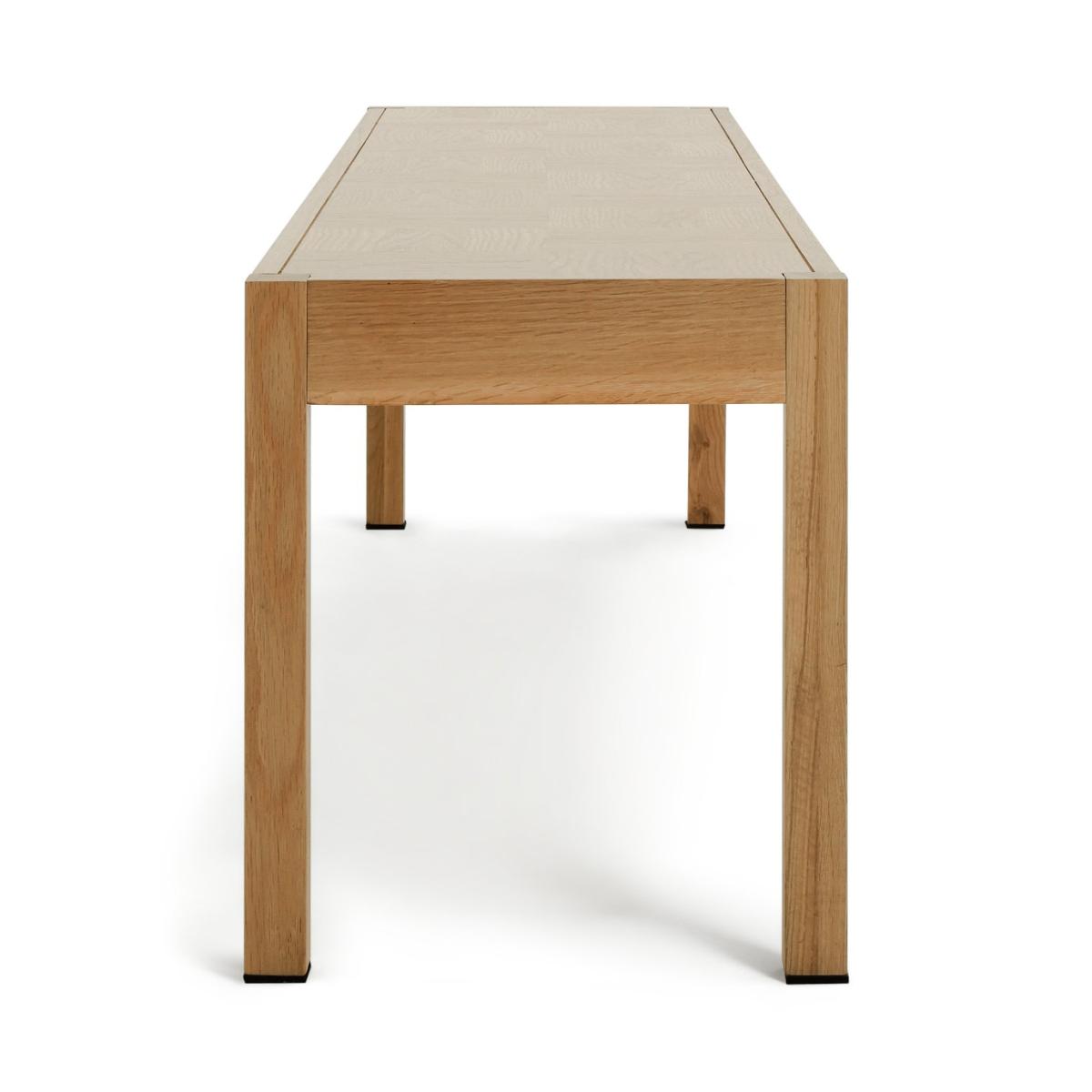 Habitat Laurie Oak Dining Table & 2 Oak Benches – image 12