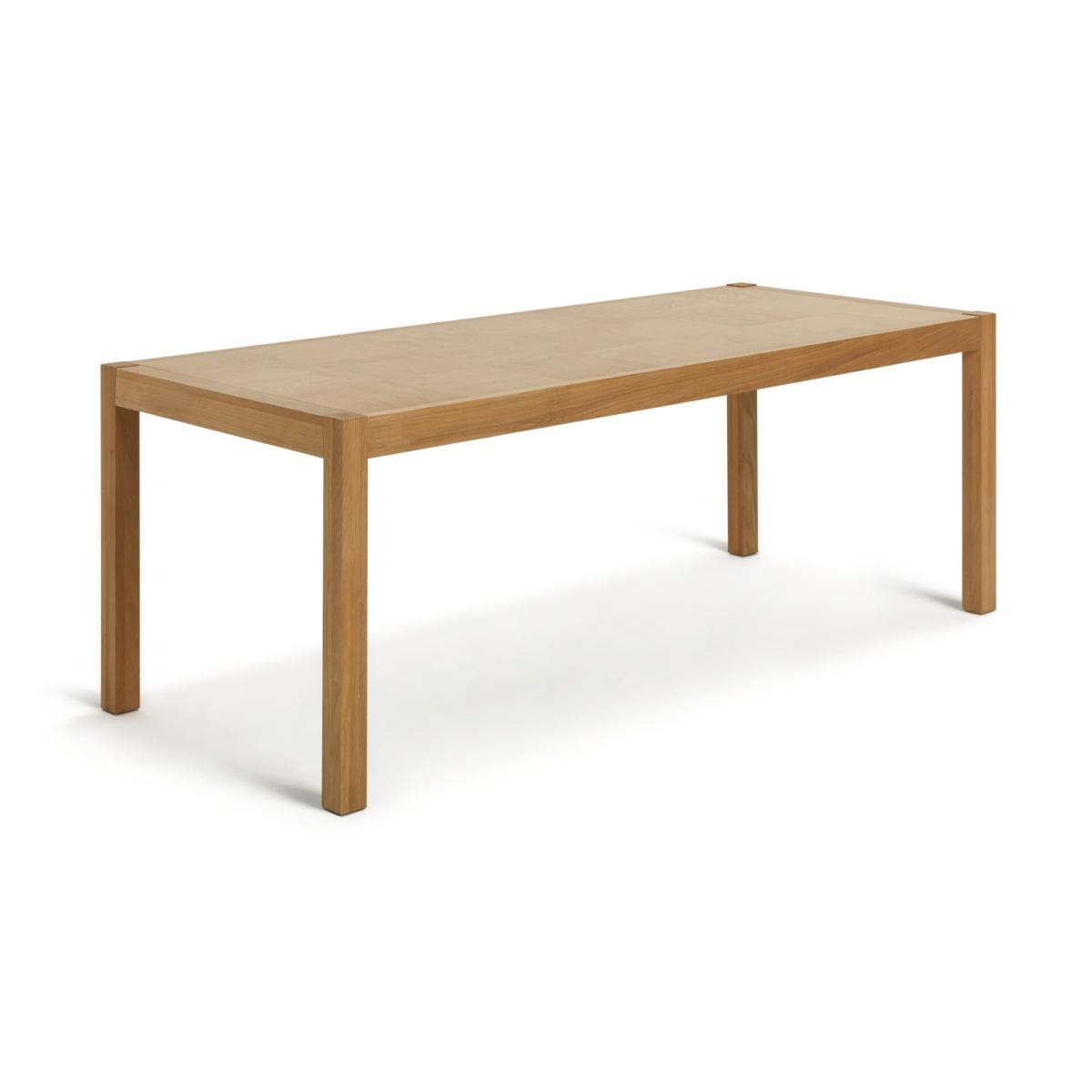 Habitat Laurie Oak Dining Table & 2 Oak Benches – image 5