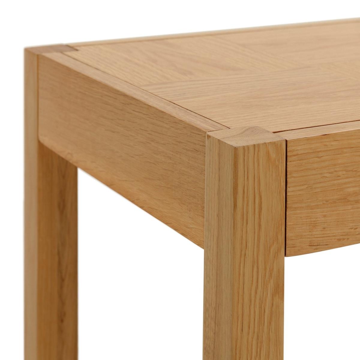 Habitat Laurie Oak Dining Table & 2 Oak Benches – image 10