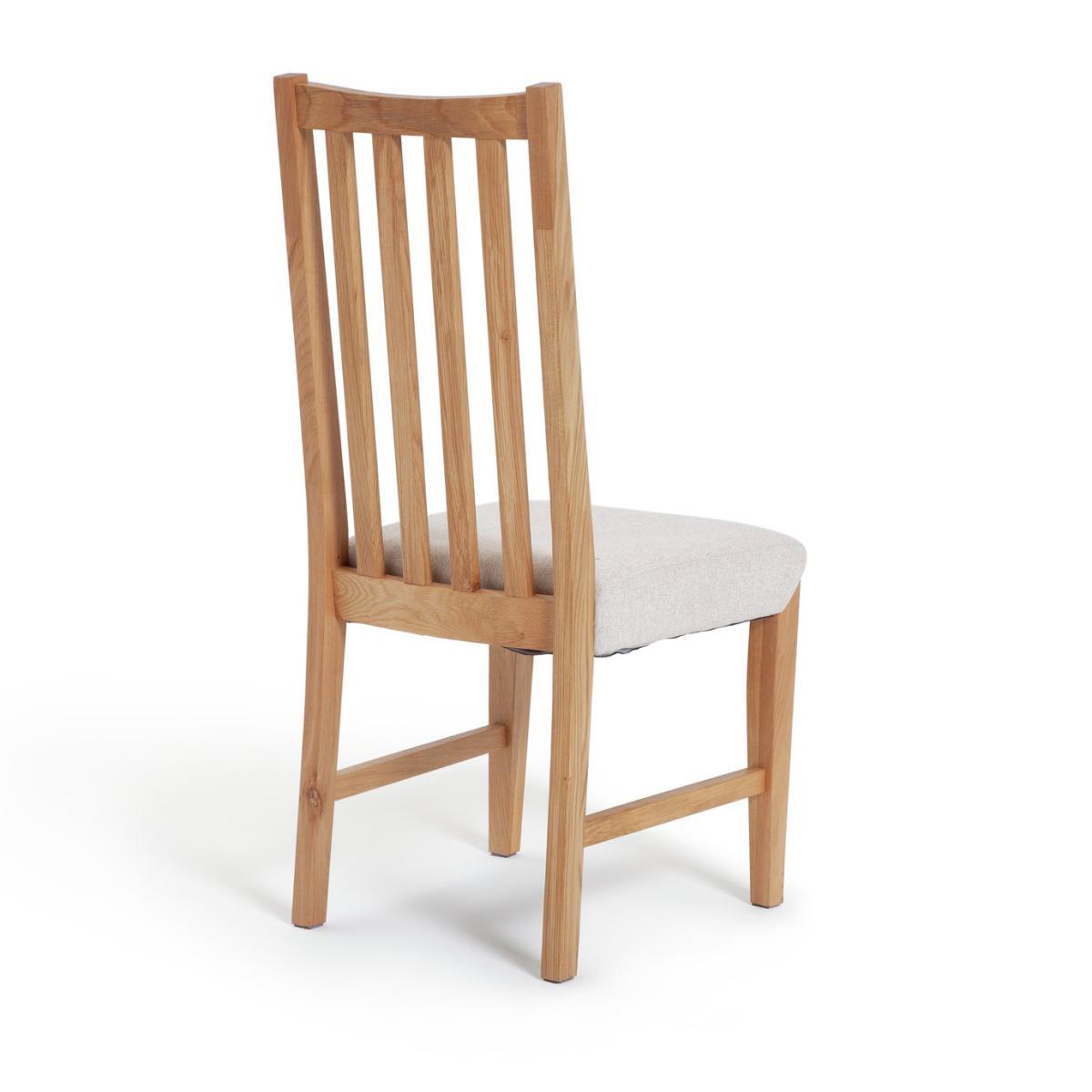 Habitat Kent Wood Veneer Dining table & 6 Rosmond Oak Chairs – image 6