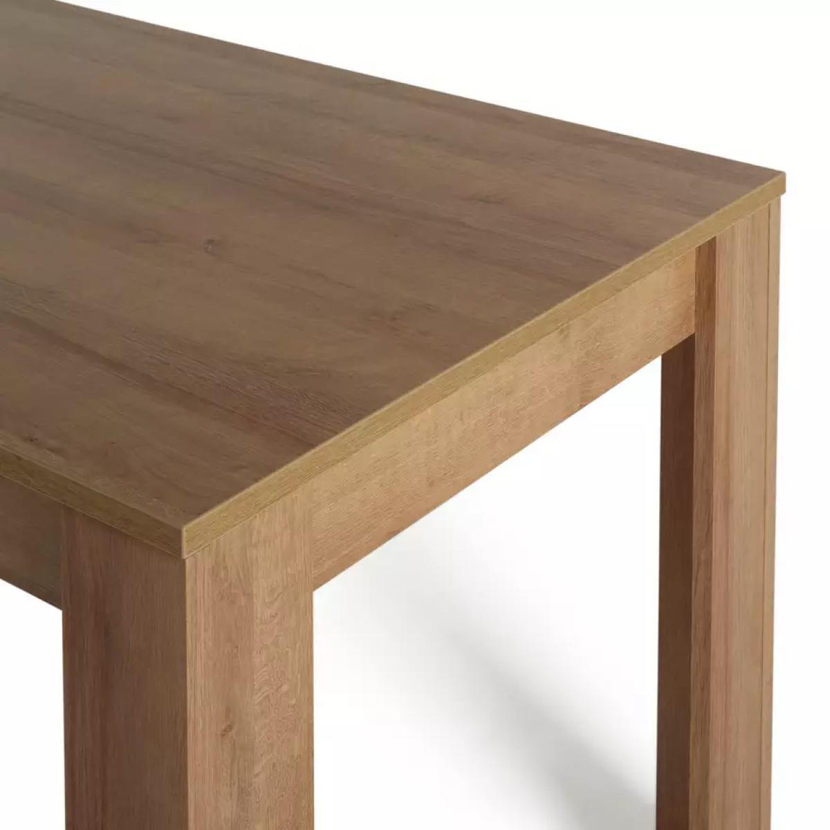 Habitat Miami 4 Seater Dinner Table - Oak Effect – image 5