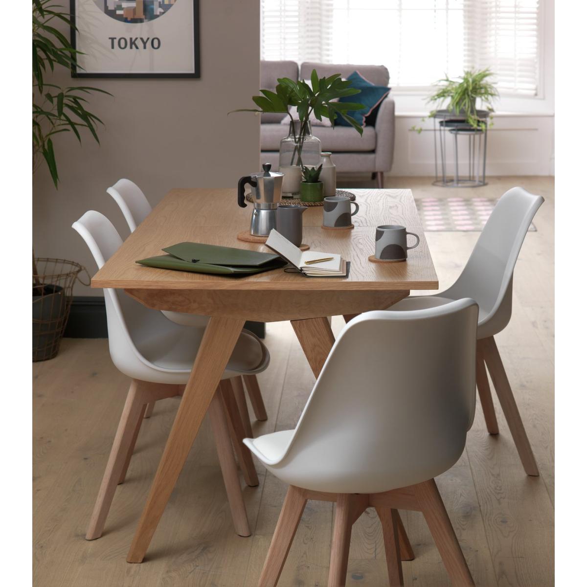 Habitat Jerry Extending 4 - 6 Seater Dining Table - Oak – image 3