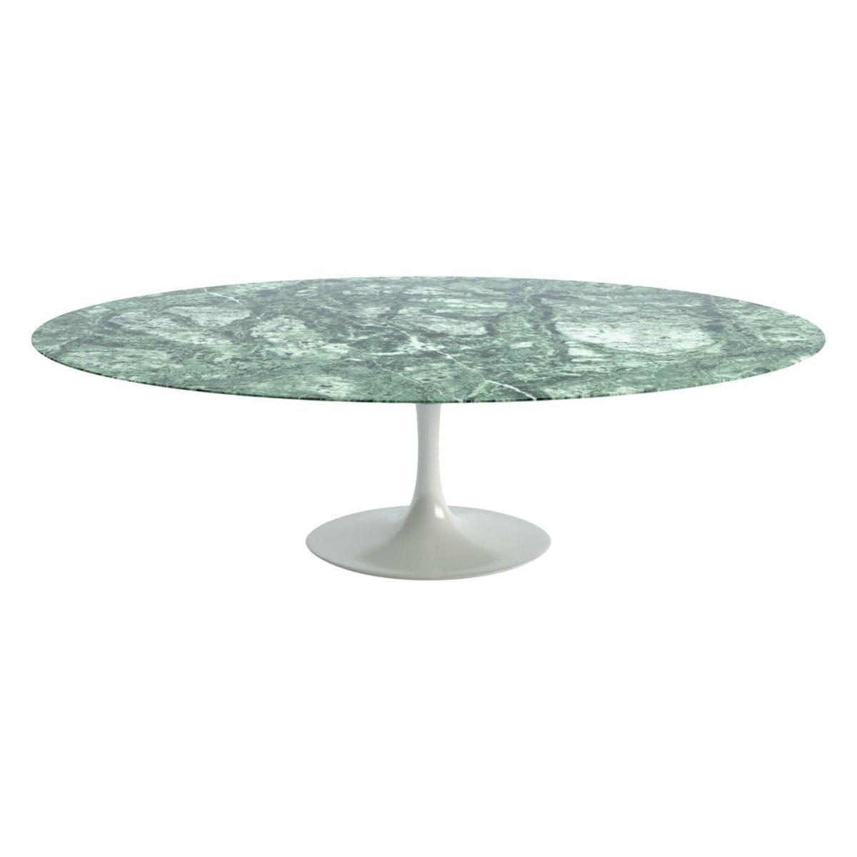 Knoll Saarinen Dining Table with White Base in Calacatta 107cm – image 10