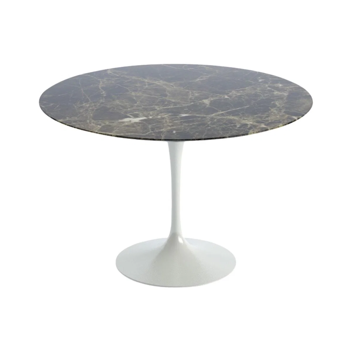 Knoll Saarinen Dining Table with White Base in Statuarietto 244cm – image 22