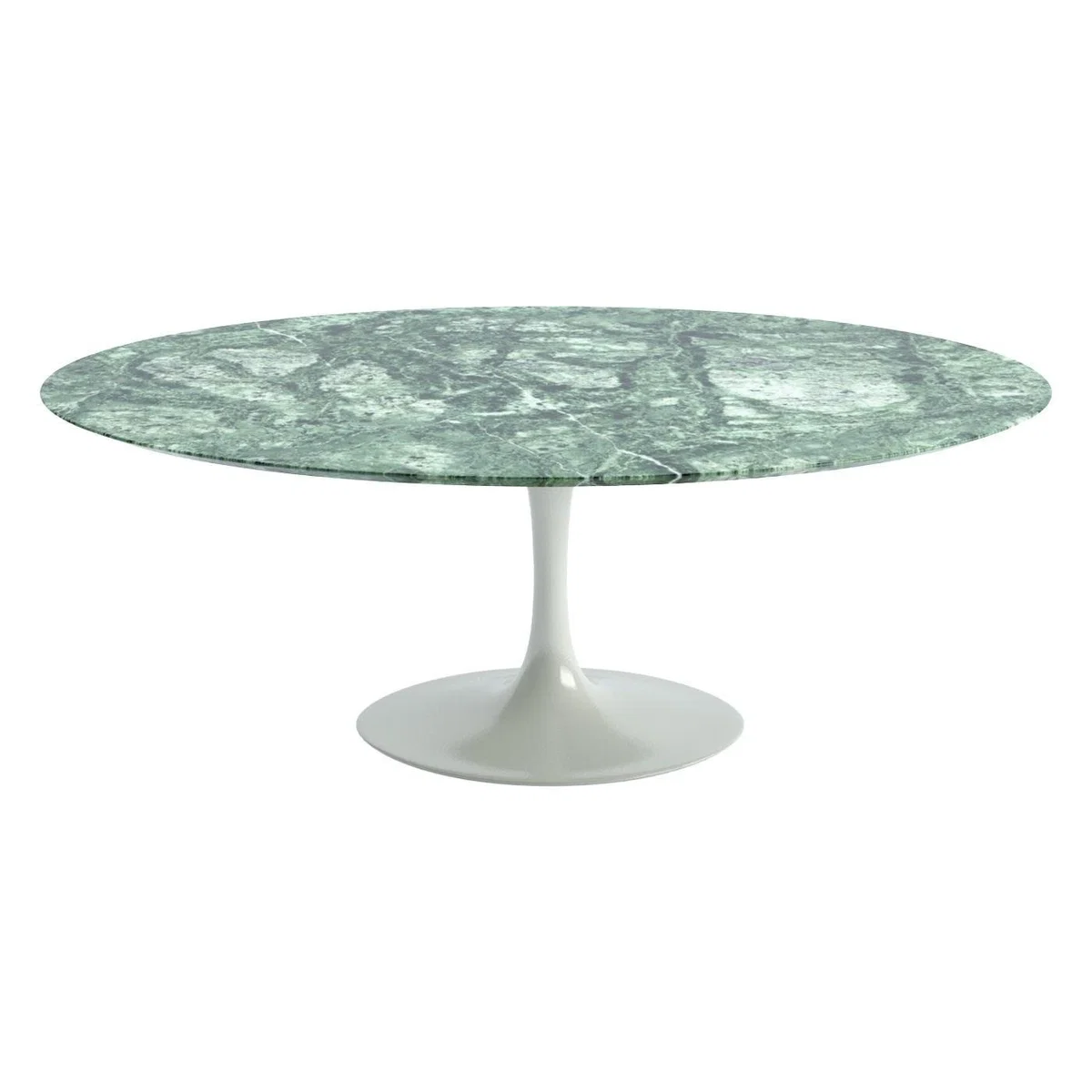 Knoll Saarinen Dining Table with White Base in Statuarietto 244cm – image 6