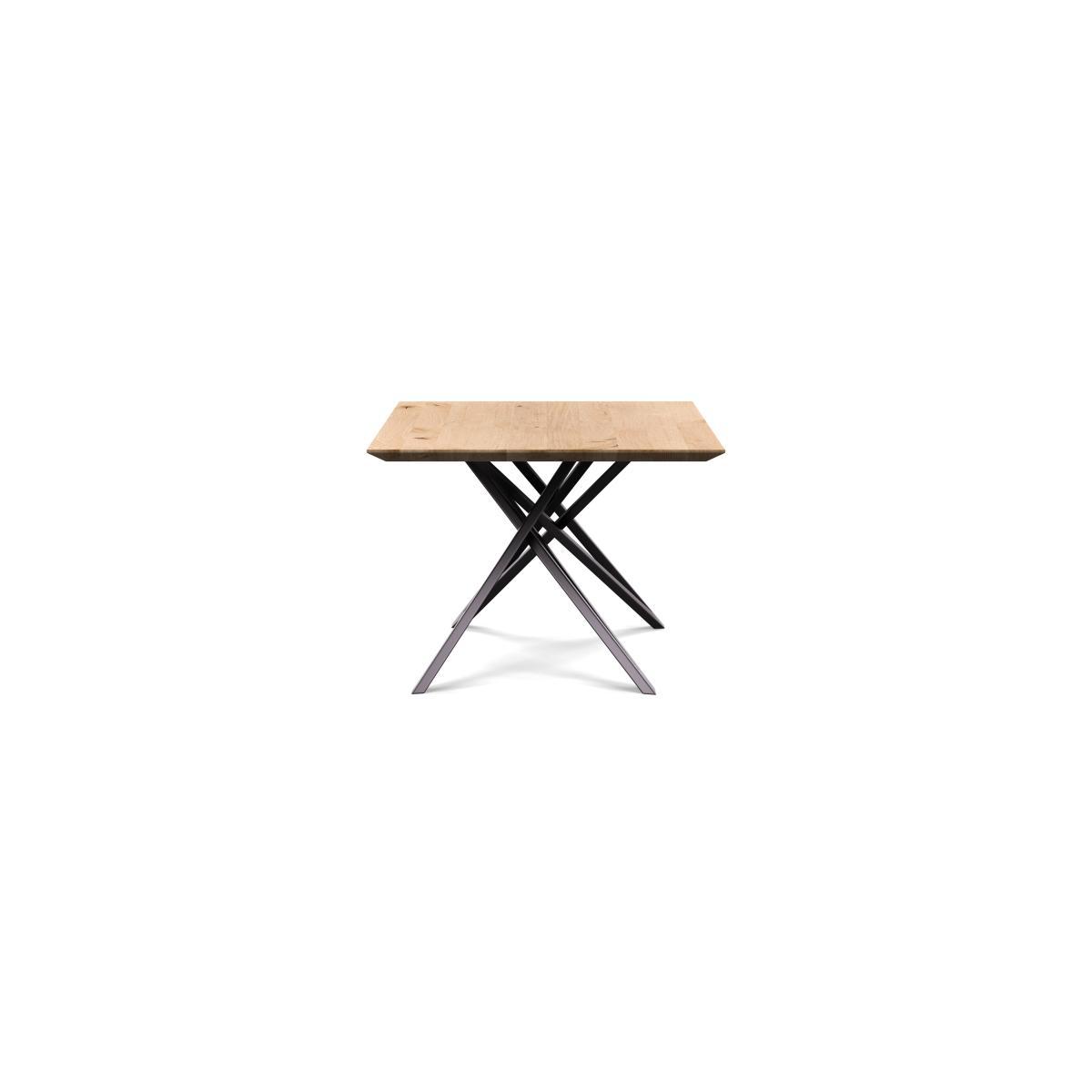 Heal's Vienna Dining Table 160x100cm Blonde Oiled Oak Chamfered Edge Not Filled - Heal's UK Furniture – image 3