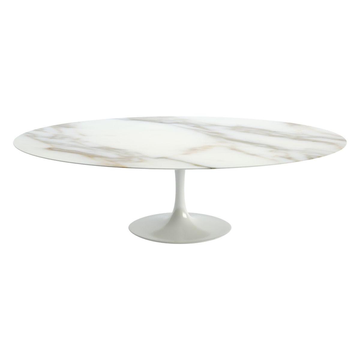 Knoll Saarinen Dining Table with White Base in Verdi Alpi 244cm – image 2