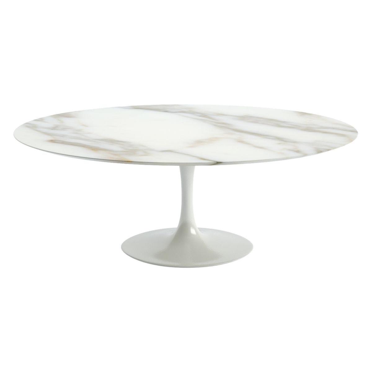 Knoll Saarinen Dining Table with White Base in Verdi Alpi 244cm – image 12