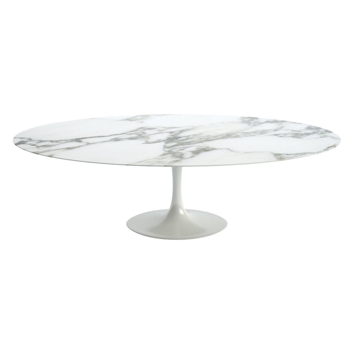 Knoll Saarinen Dining Table with White Base in Verdi Alpi 244cm – image 13