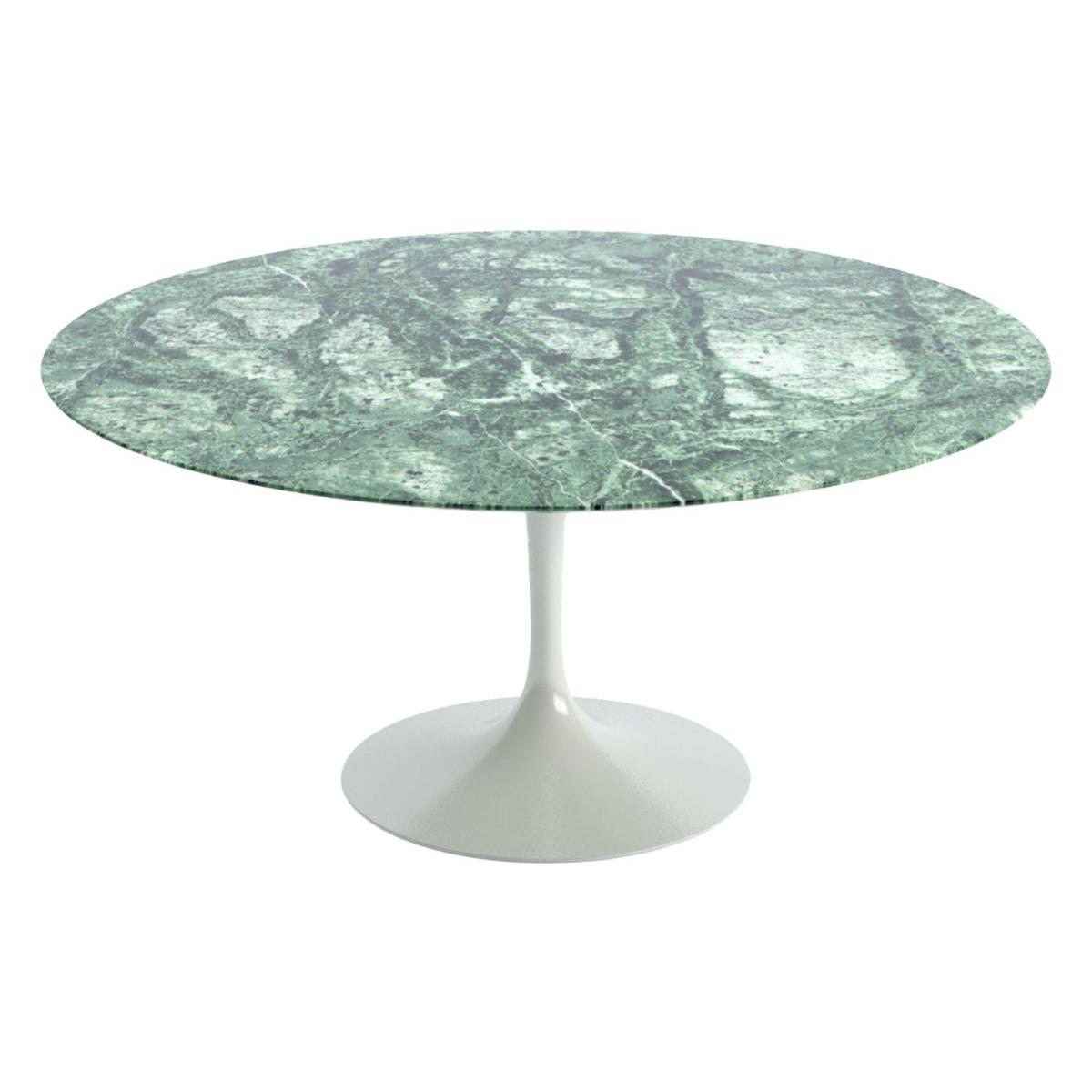 Knoll Saarinen Dining Table with White Base in Verdi Alpi 244cm – image 14