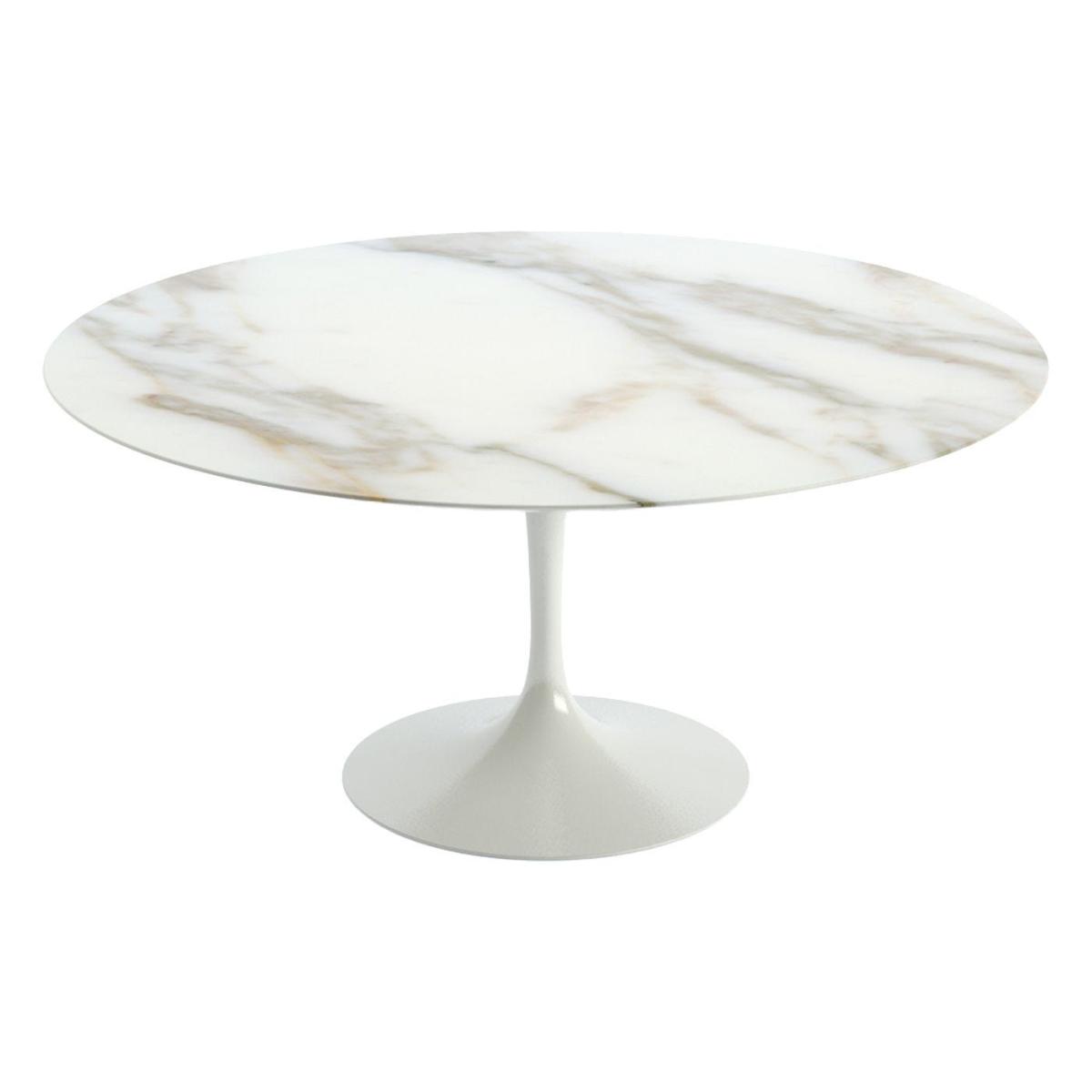 Knoll Saarinen Dining Table with White Base in Verdi Alpi 244cm – image 15