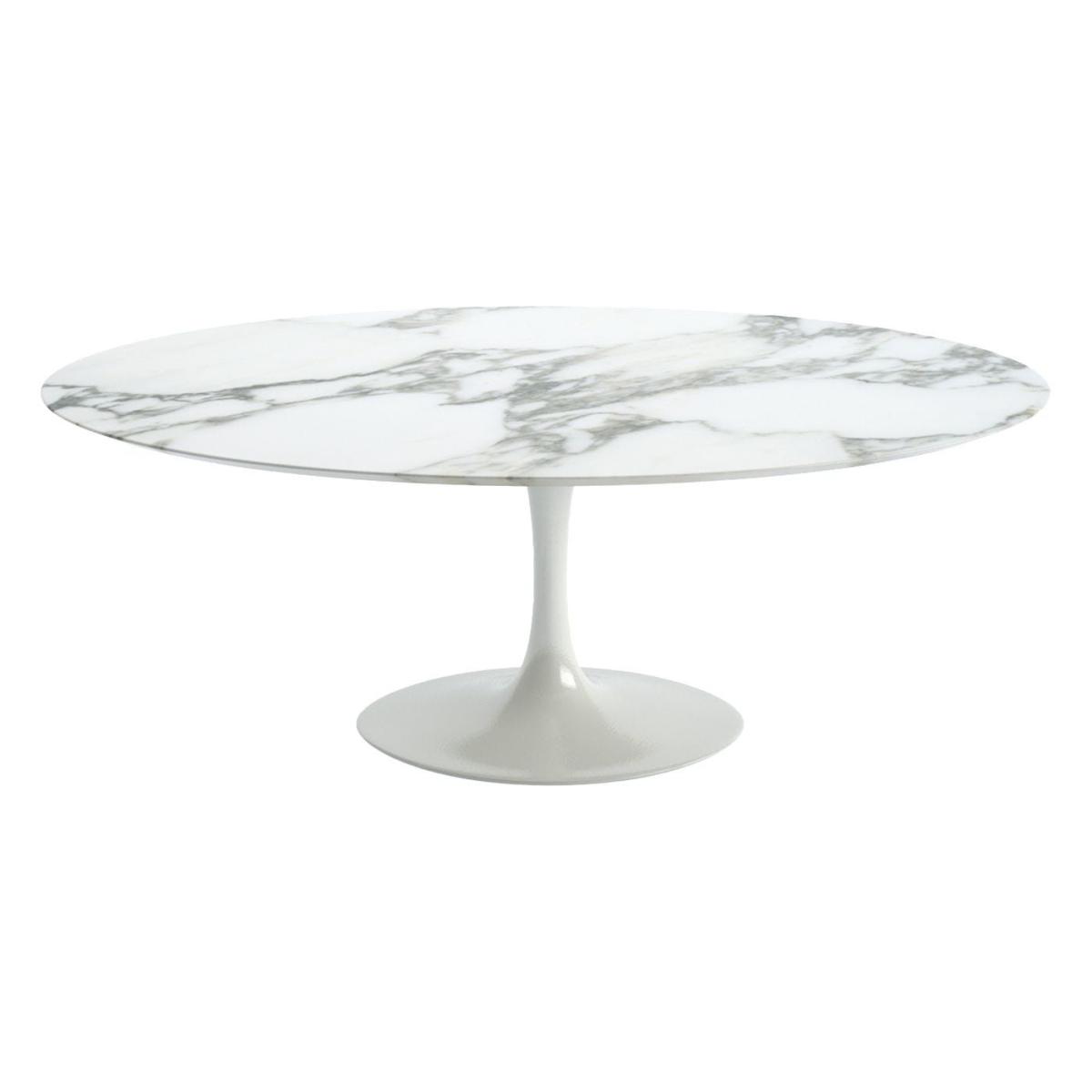 Knoll Saarinen Dining Table with White Base in Verdi Alpi 244cm – image 18