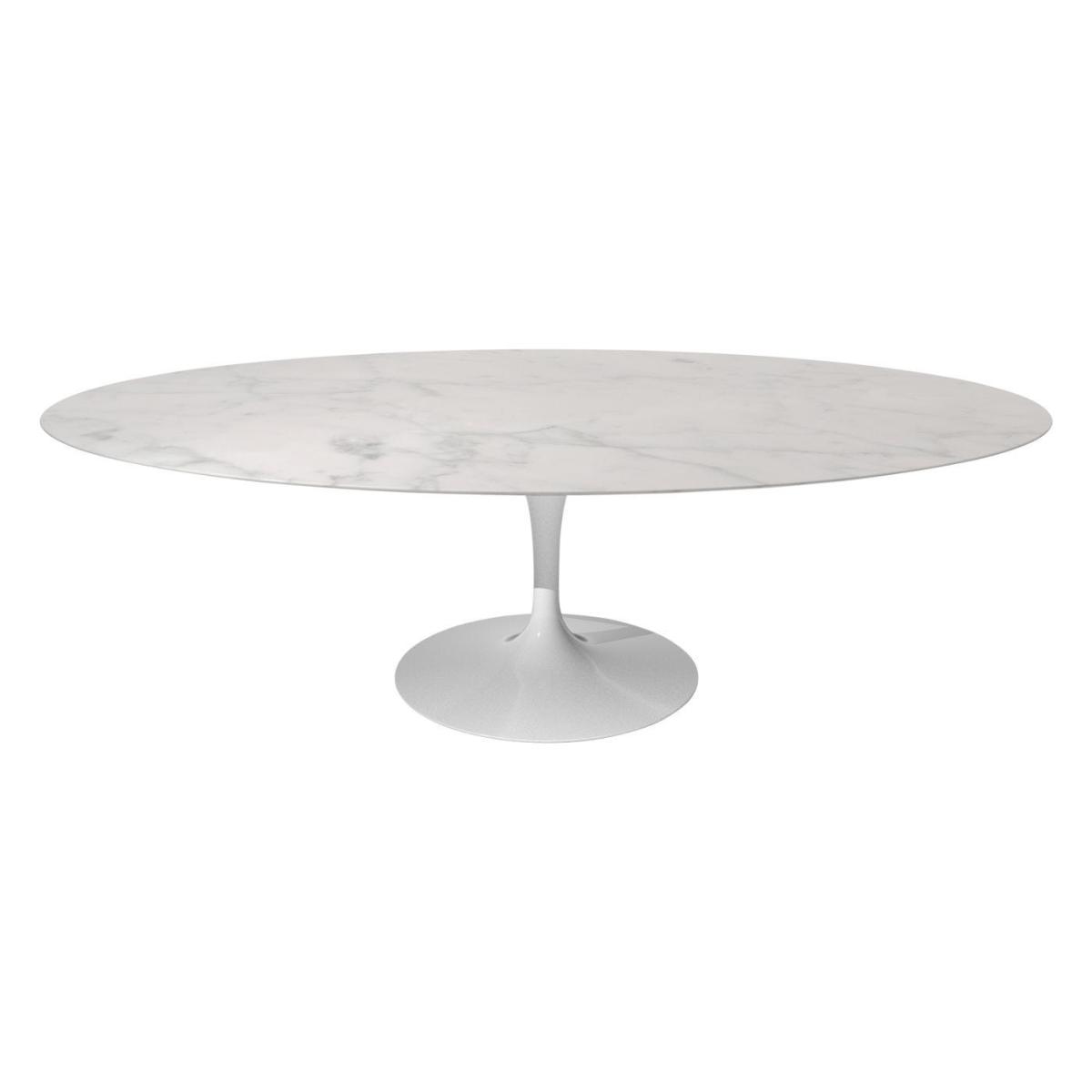 Knoll Saarinen Dining Table with White Base in Verdi Alpi 244cm – image 20