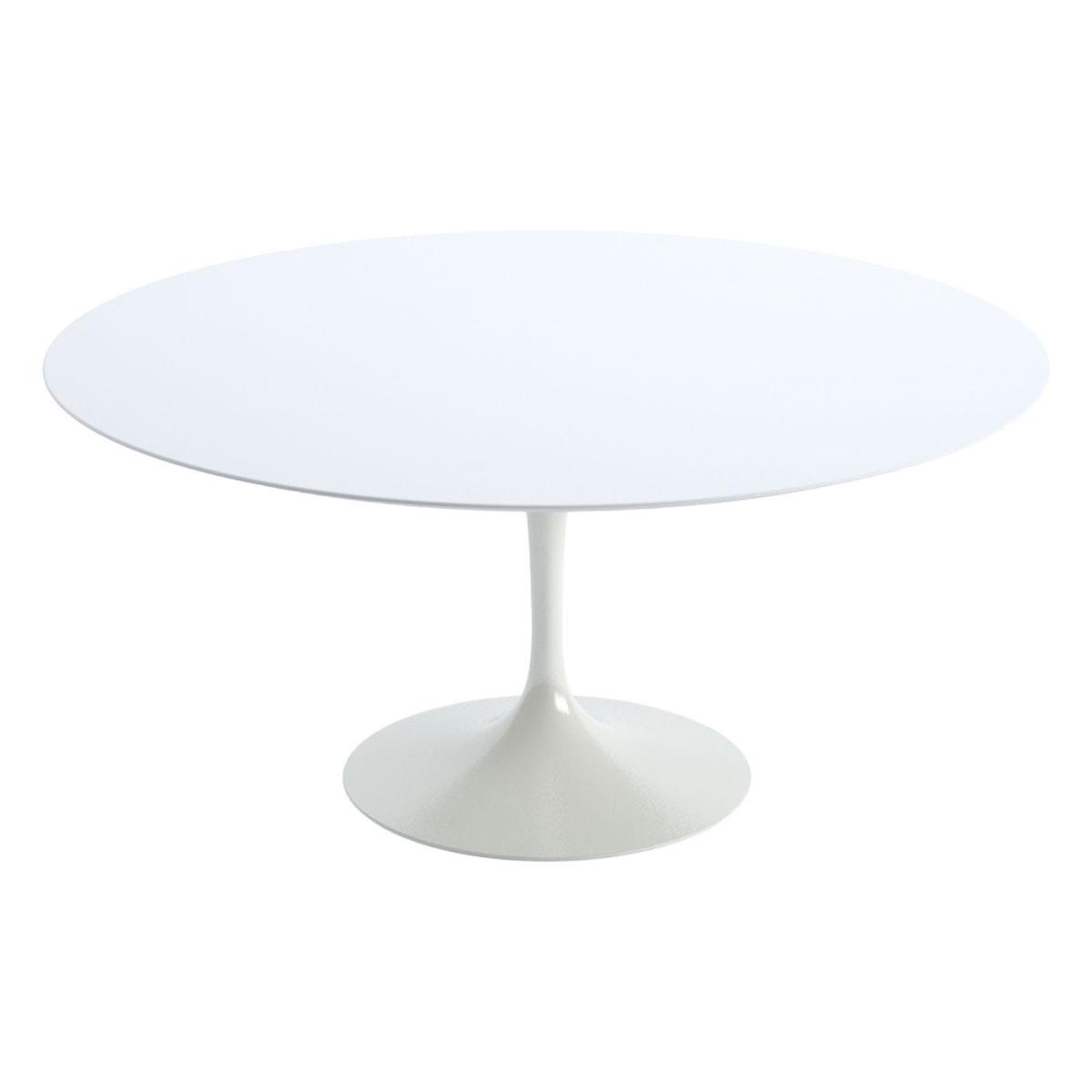 Knoll Saarinen Dining Table with White Base in Verdi Alpi 244cm – image 4