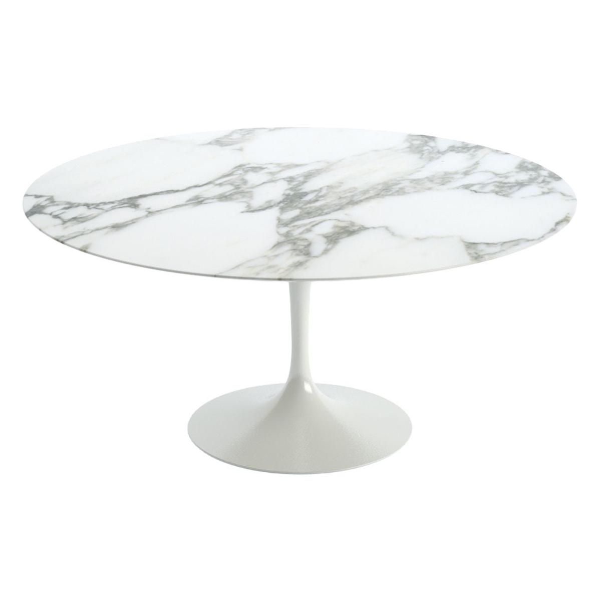 Knoll Saarinen Dining Table with White Base in Verdi Alpi 244cm – image 5