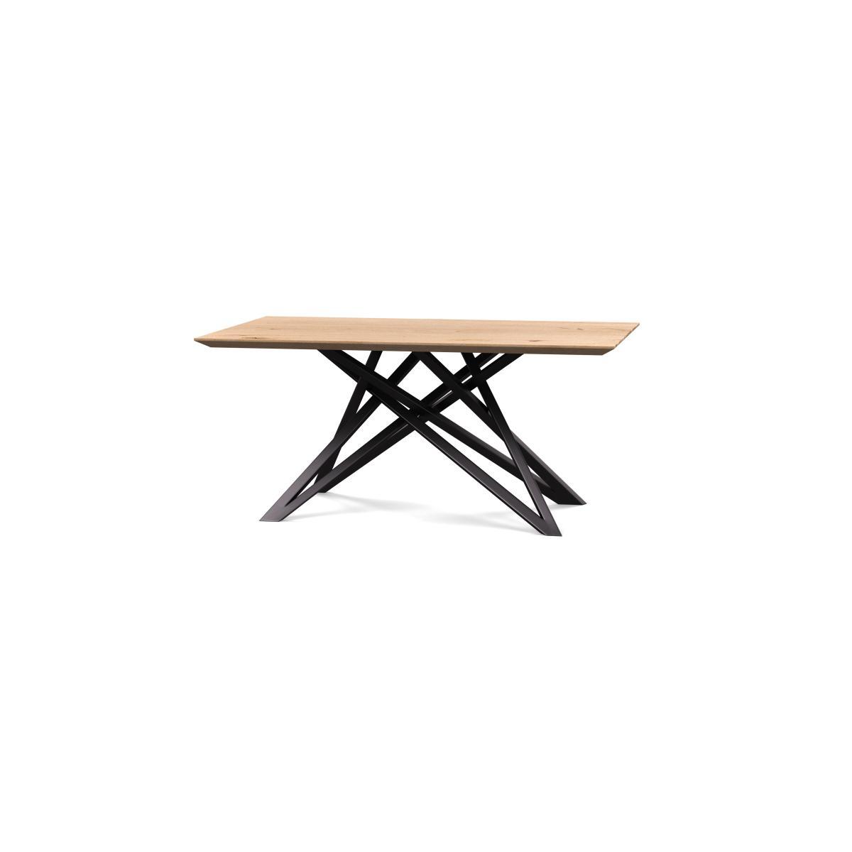 Heal's Vienna Dining Table 220x90cm Natural Oiled Oak Natural Edge Filled - Heal's UK Furniture – image 5