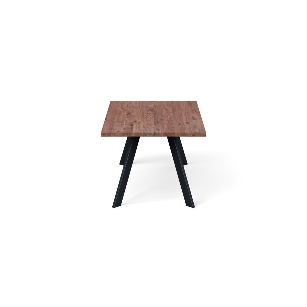 Heal's Madrid Table 260x100cm Smoked Oak Natural Edge Not Filled - Heal's UK Furniture – image 3