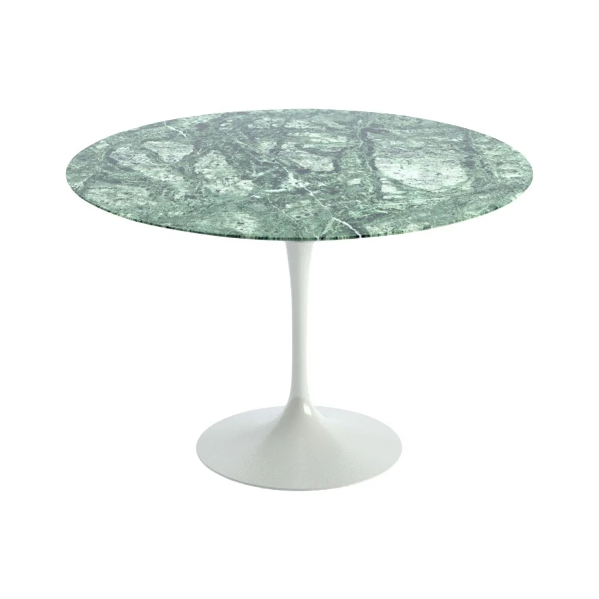 Knoll Saarinen Dining Table with White Base in Arabescato 152cm – image 19