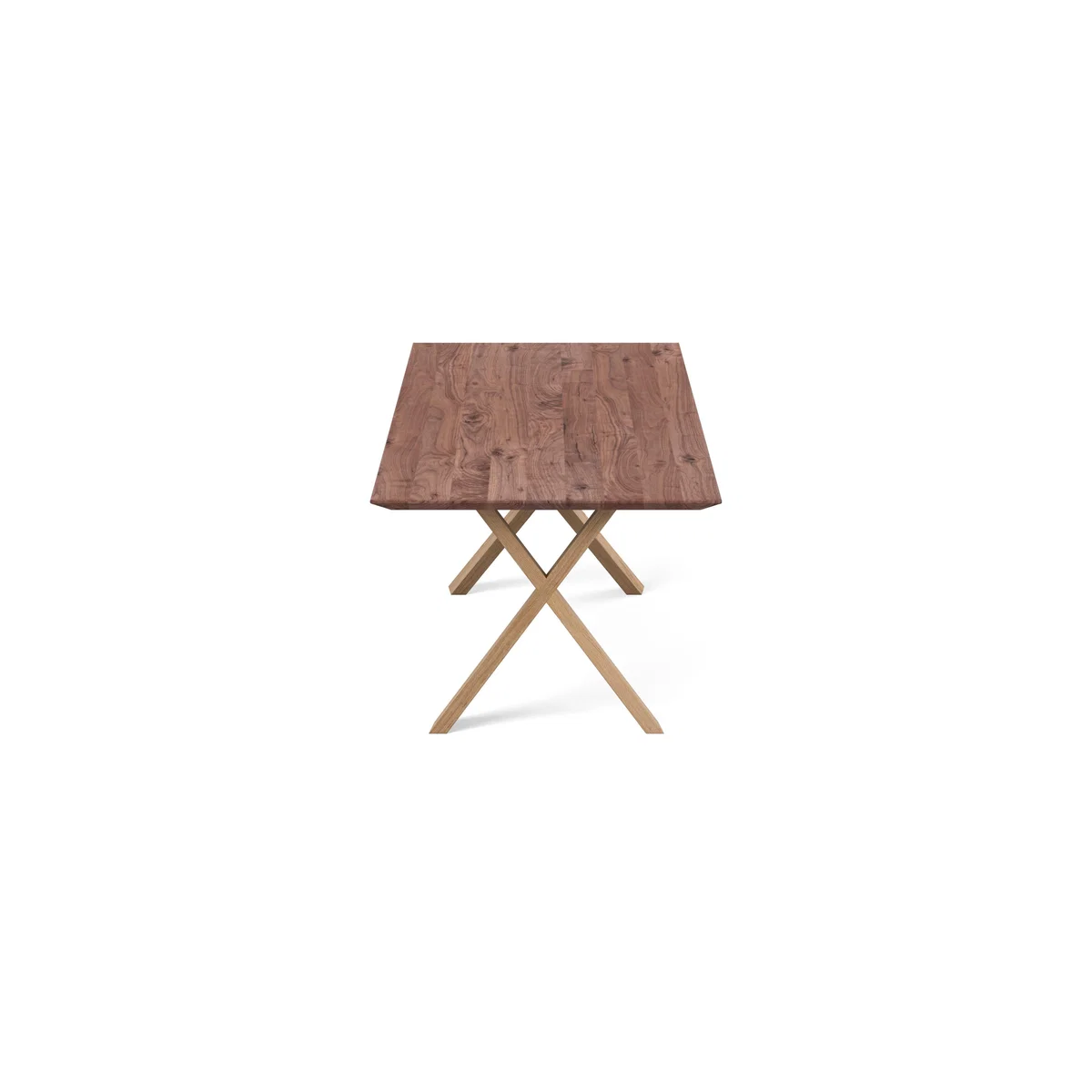 Heal's Oslo Table 240x90cm Walnut Chamfered Edge Filled - Heal's UK Furniture – image 3