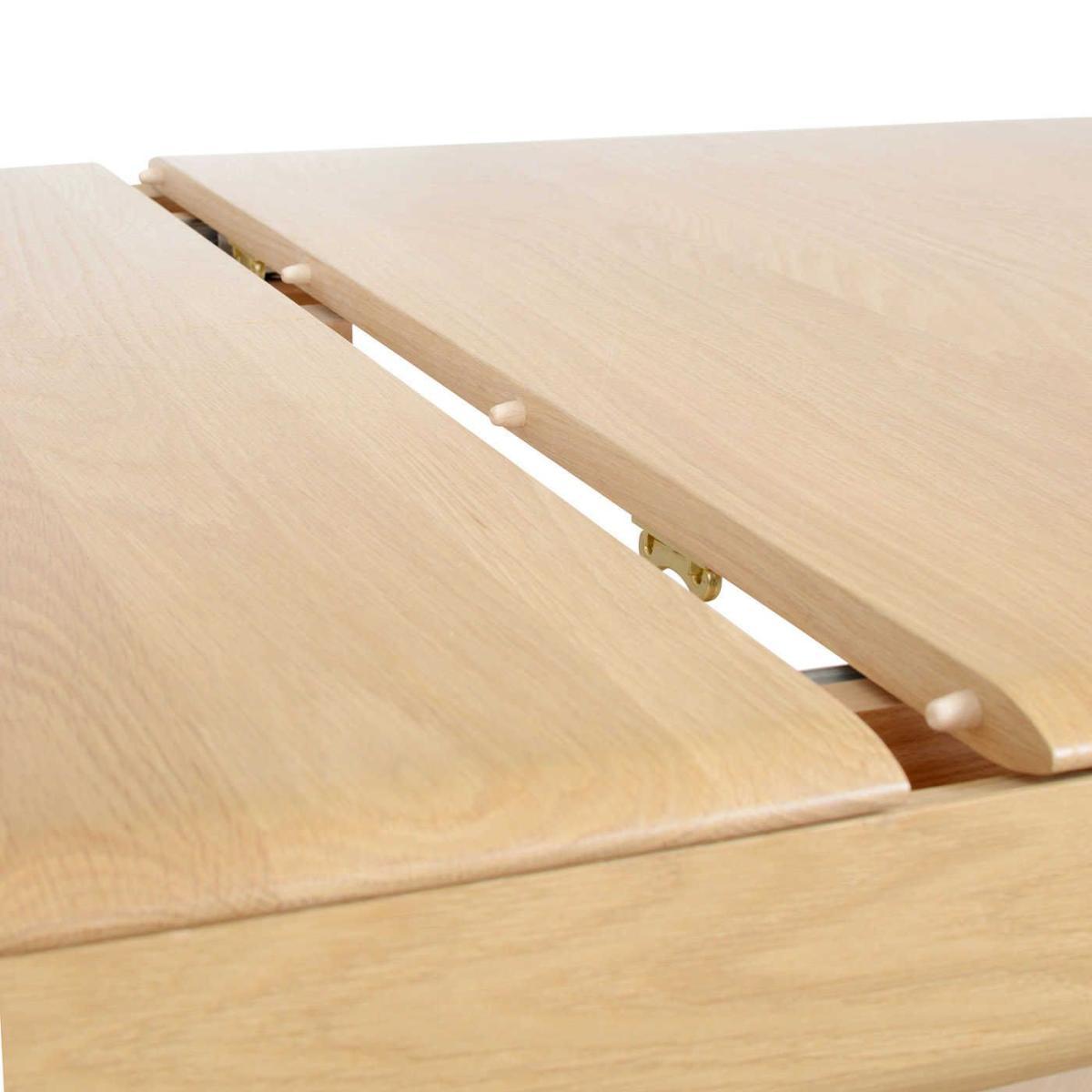 Ercol Romana Medium Extending Dining Table Dead Matt Oak 68 Seater - Heal's UK Furniture – image 5