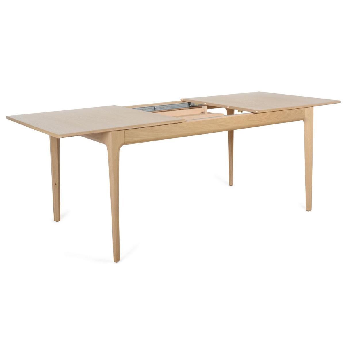 Ercol Romana Medium Extending Dining Table Dead Matt Oak 68 Seater - Heal's UK Furniture – image 6