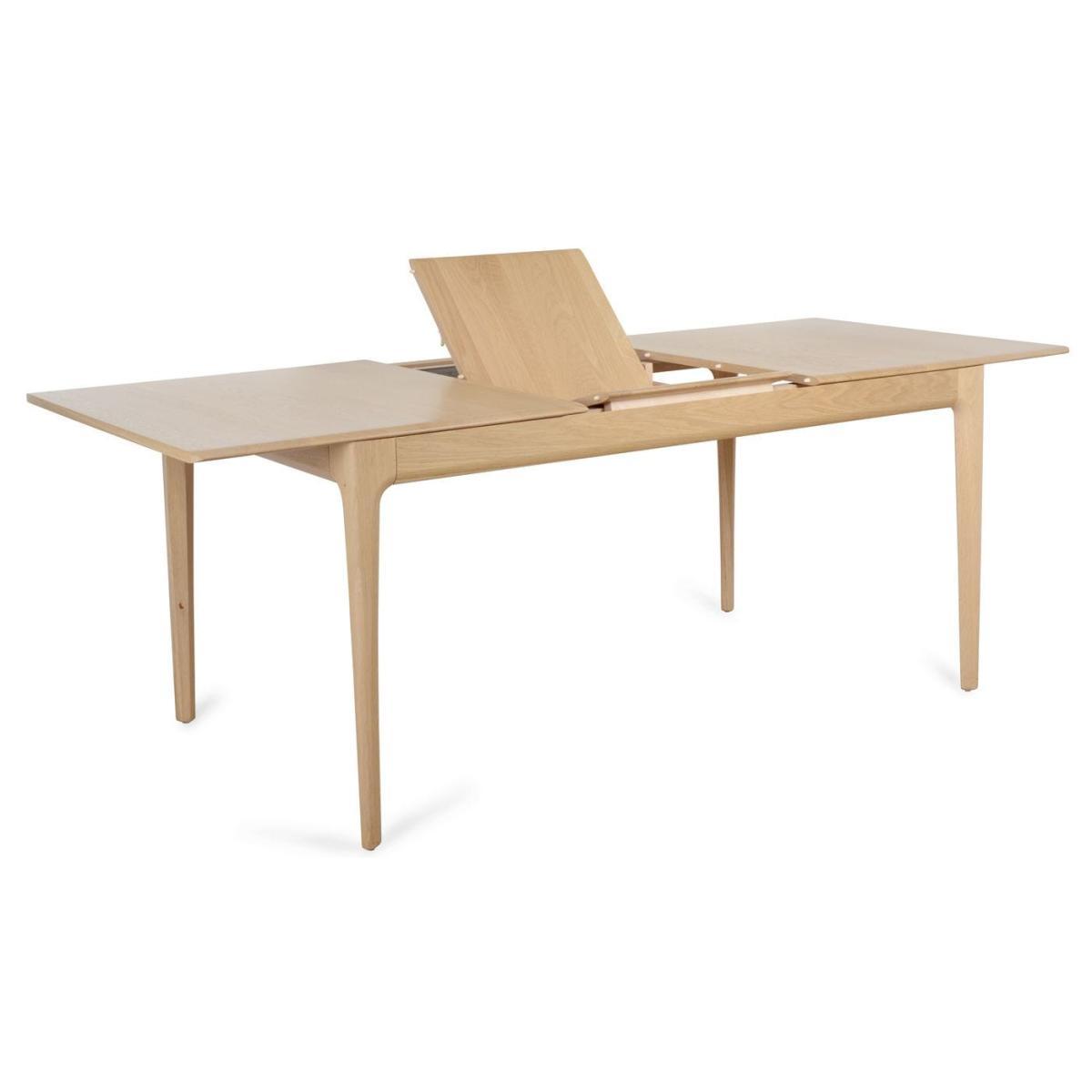 Ercol Romana Medium Extending Dining Table Dead Matt Oak 68 Seater - Heal's UK Furniture – image 9