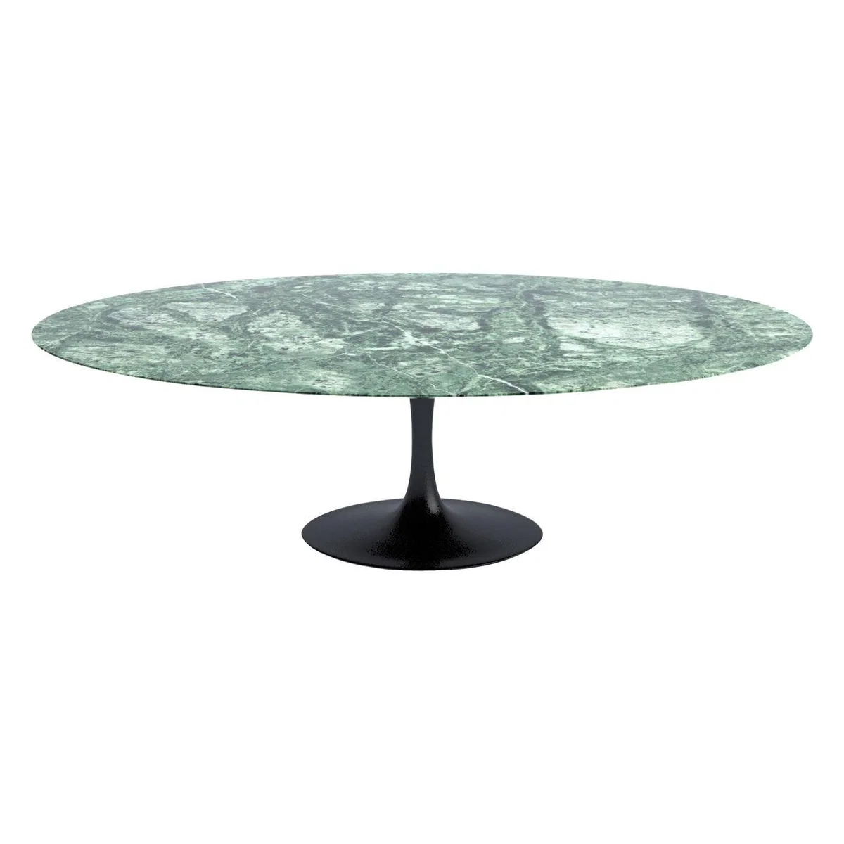 Knoll Saarinen Dining Table with Black Base in Arabescato 107cm – image 2