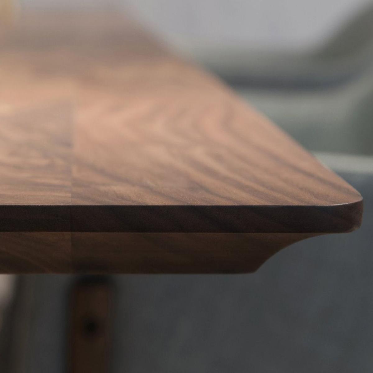 De La Espada Overton Table 1012 Seater Walnut Solid Brass - Heal's UK Furniture – image 2