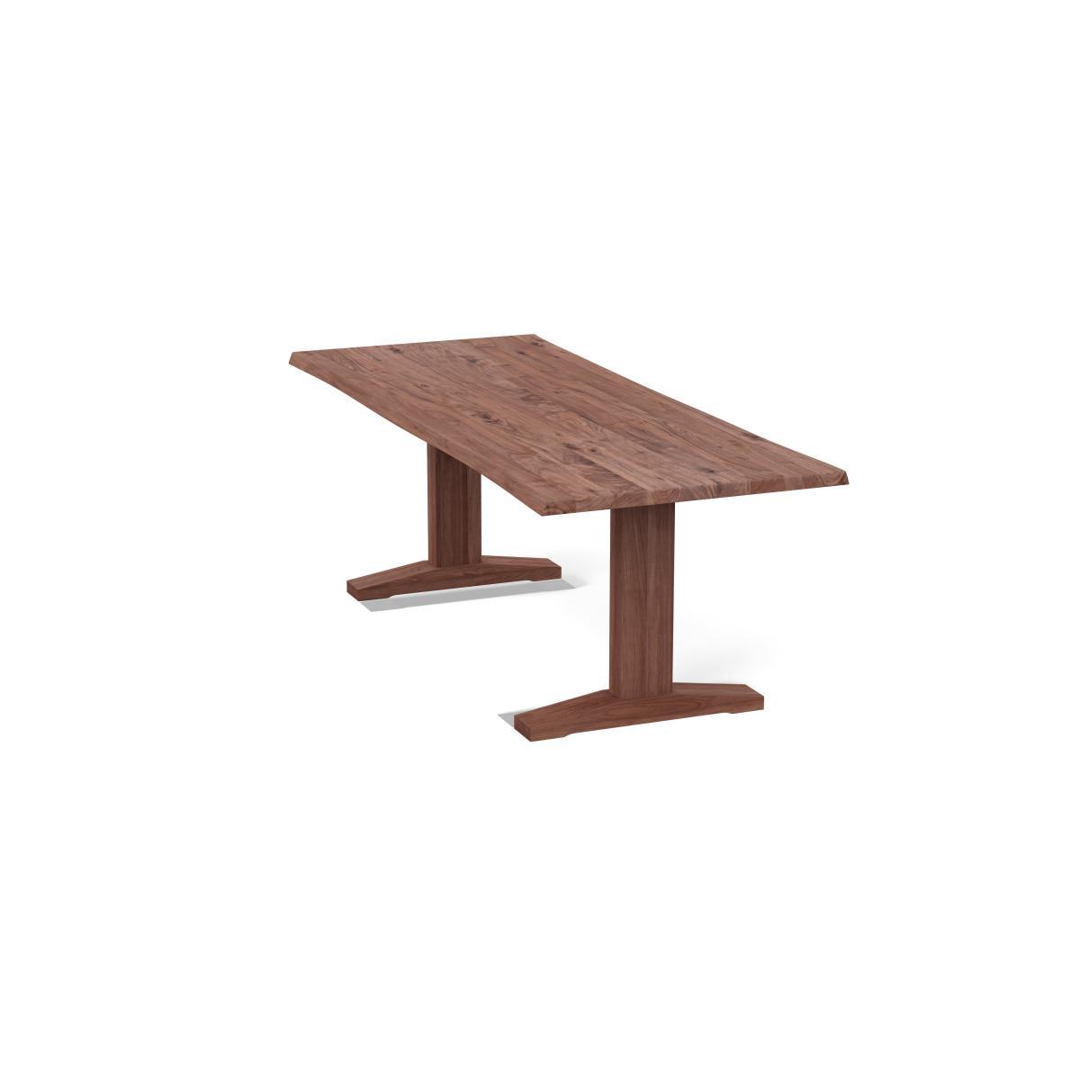 Heal's Lisbon Table 180x90cm White Oiled Oak Straight Edge Not Filled - Heal's UK Furniture – image 4