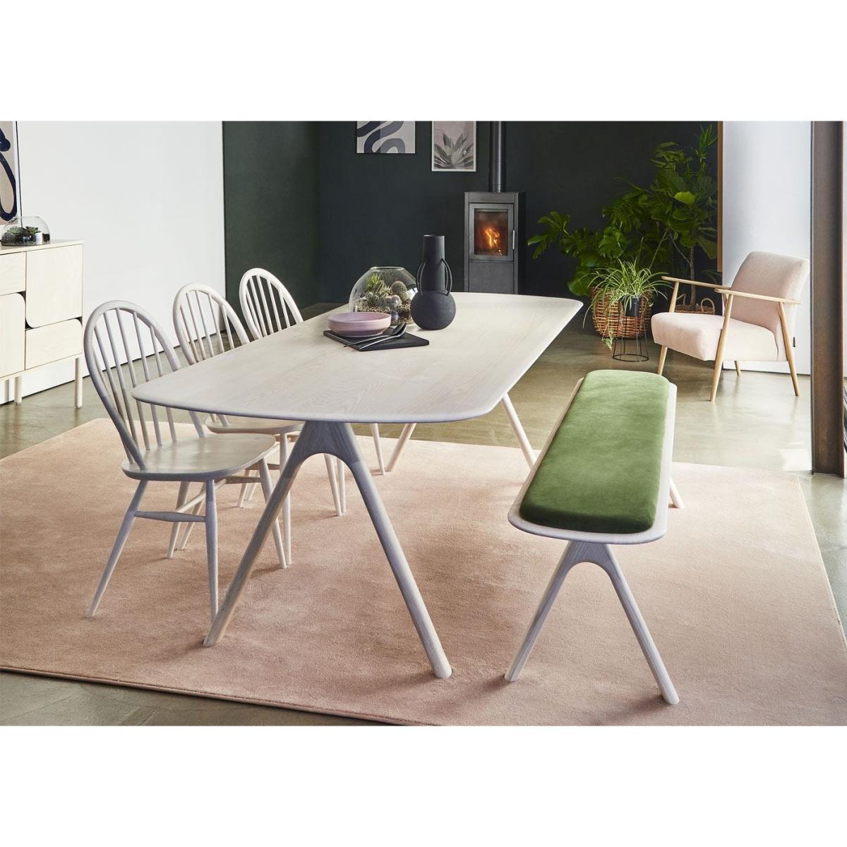 Ercol Corso Medium Dining Table Whitened Ash - Heal's UK Furniture – image 2
