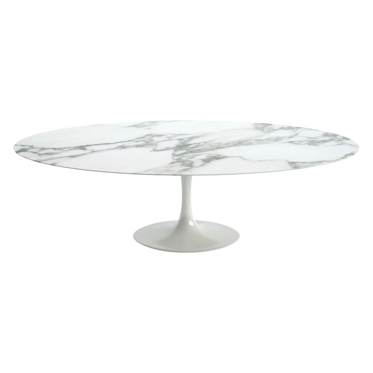 Knoll Saarinen Dining Table with White Base in White Laminate 107cm – image 14