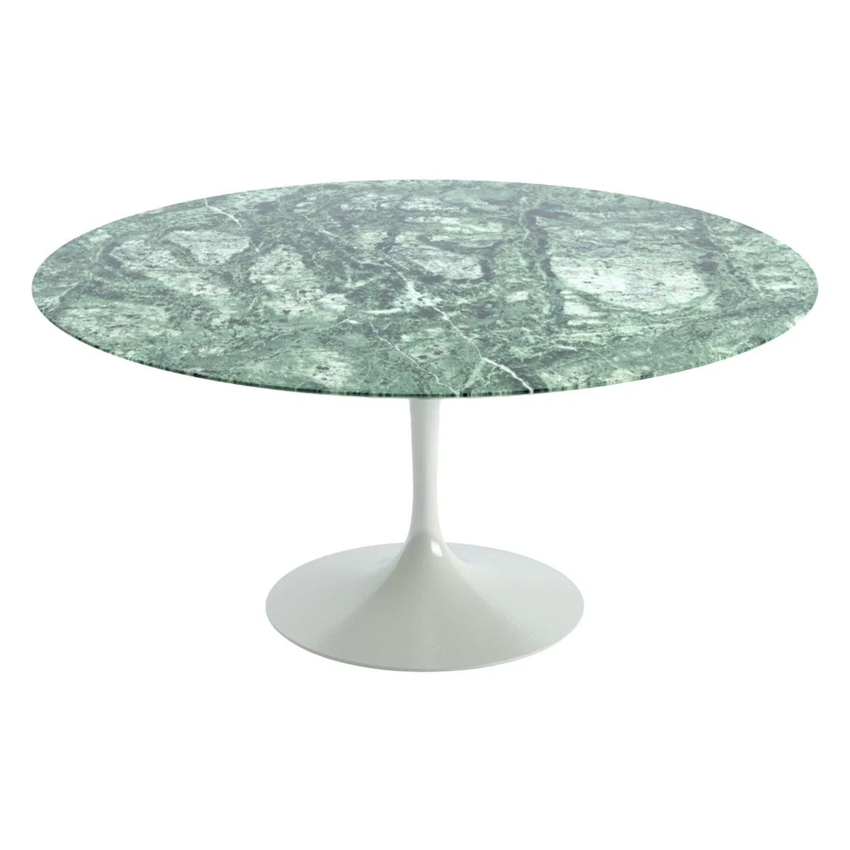 Knoll Saarinen Dining Table with White Base in White Laminate 107cm – image 15