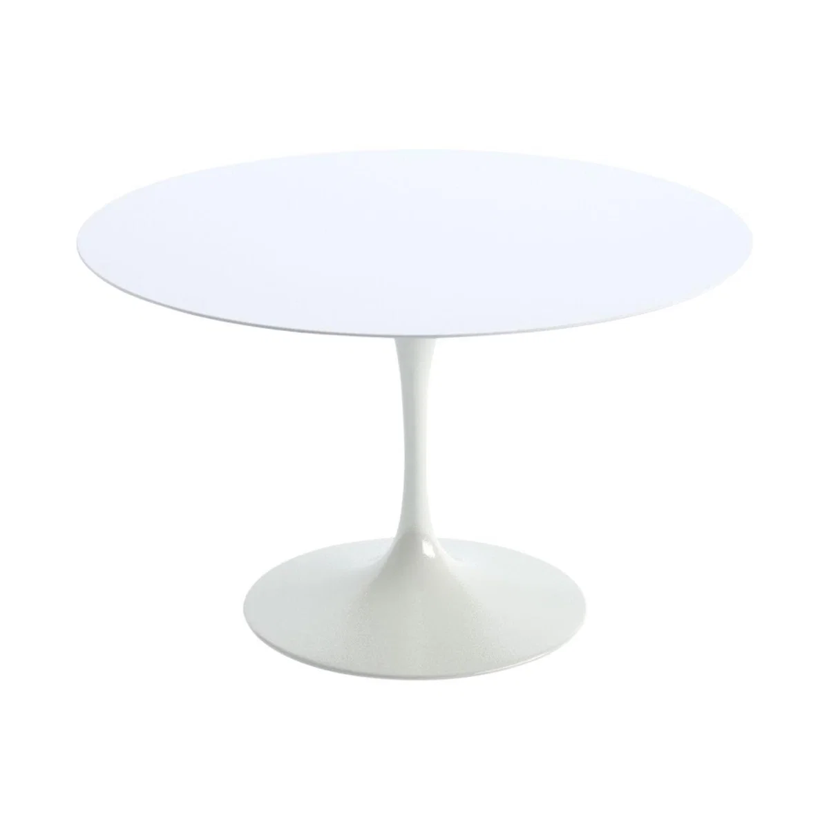 Knoll Saarinen Dining Table with White Base in White Laminate 107cm – image 9