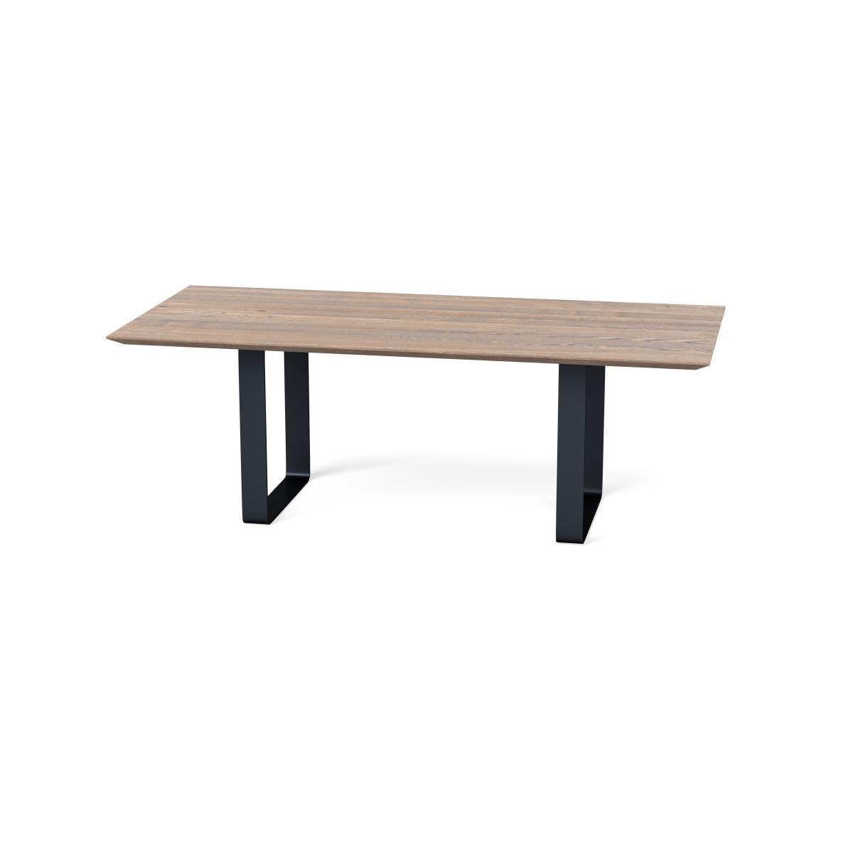 Heal's Prague Table 260x100cm Walnut Straight Edge Not Filled - Heal's UK Furniture – image 5