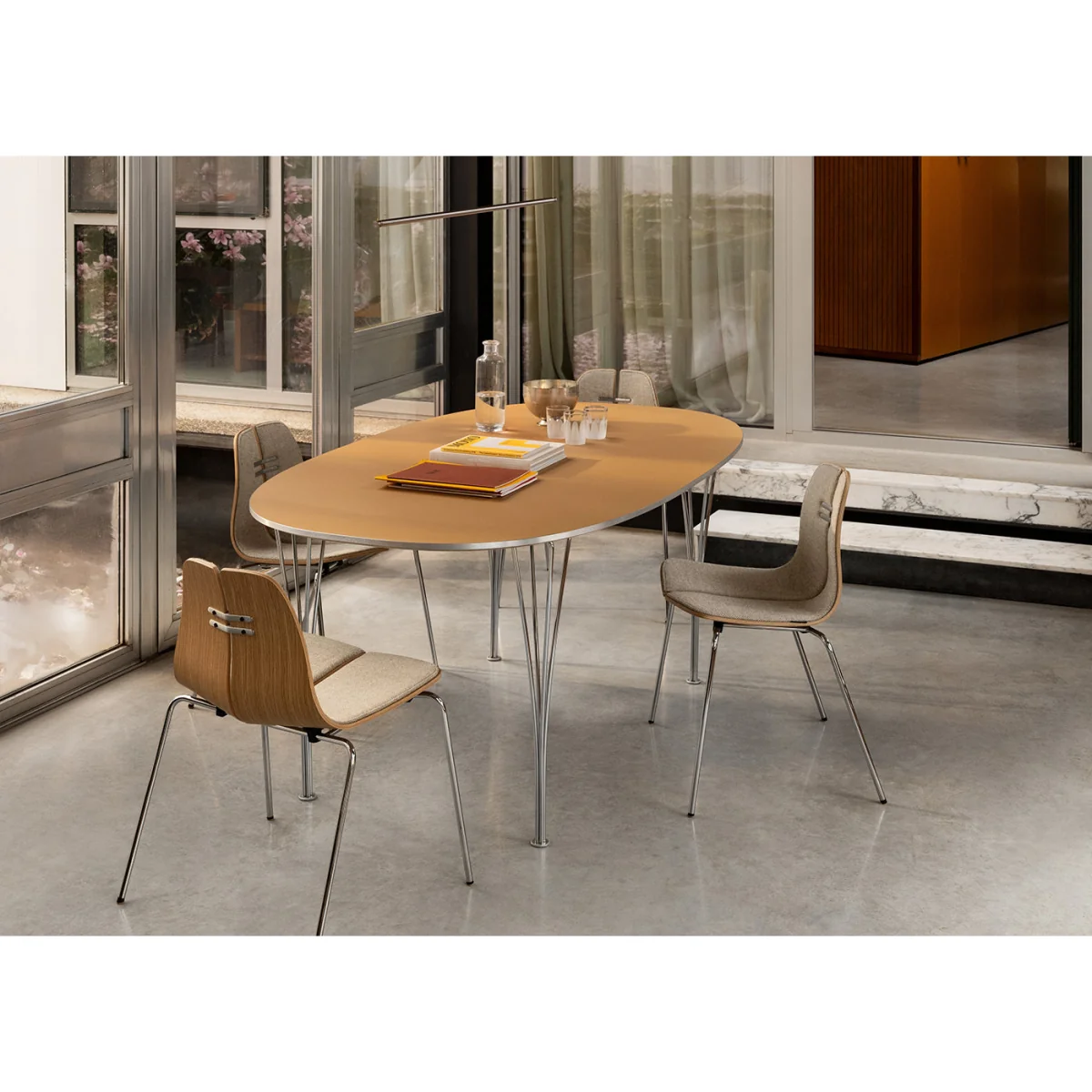 Heal's Superellipse B619 Extending Dining Table – image 8
