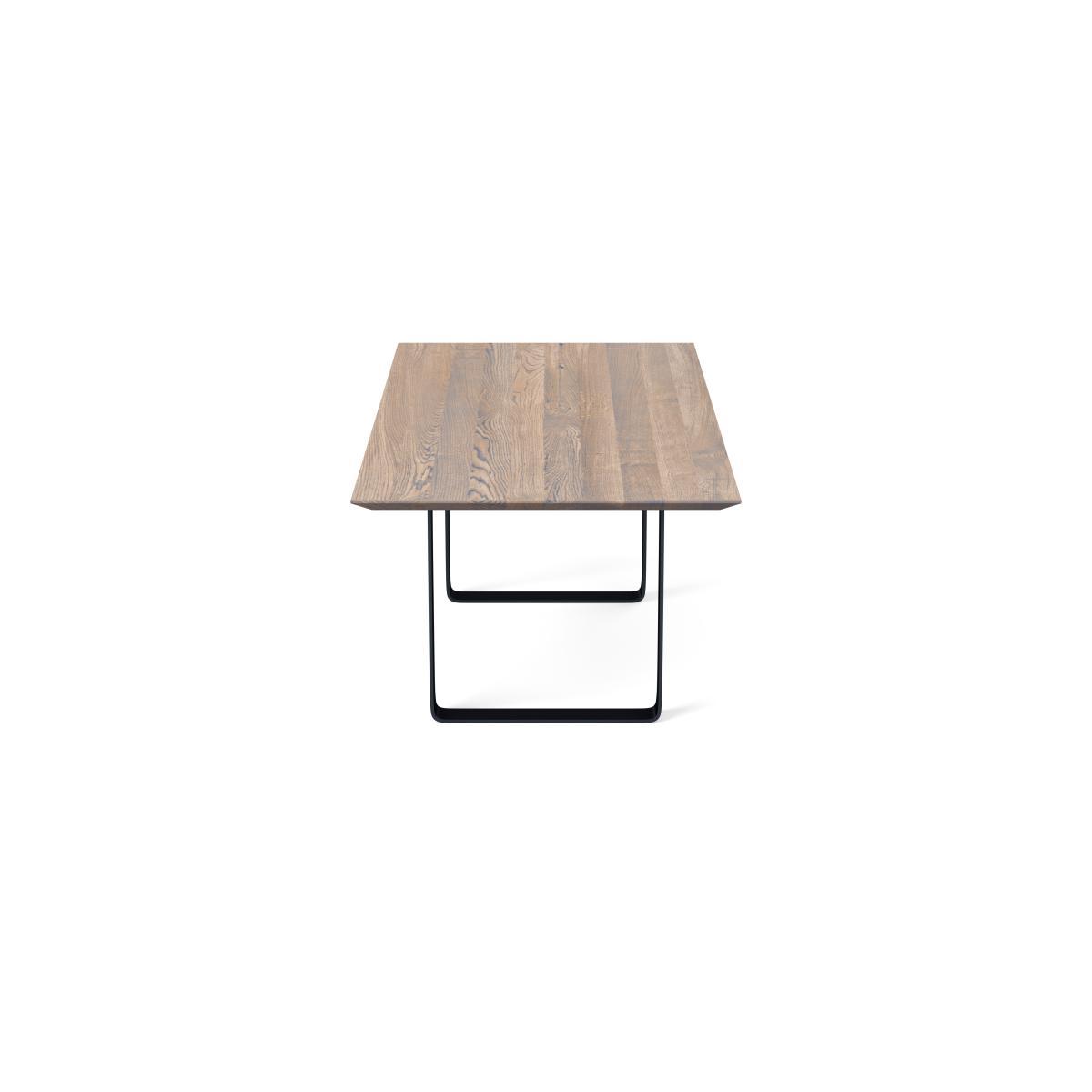 Heal's Prague Table 180x90cm Smoked Oiled Oak Chamfered Edge Not Filled - Heal's UK Furniture – image 3
