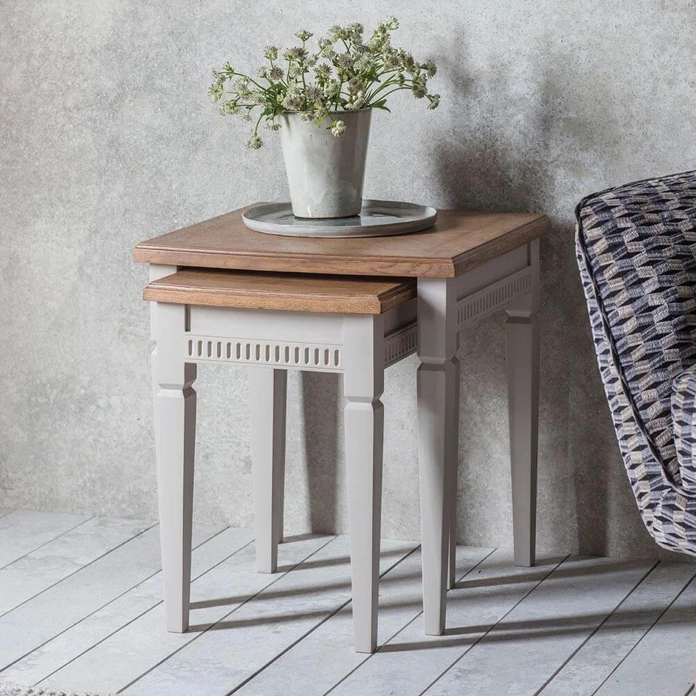 The Atlantic nest of 2 side tables Neutral – image 1