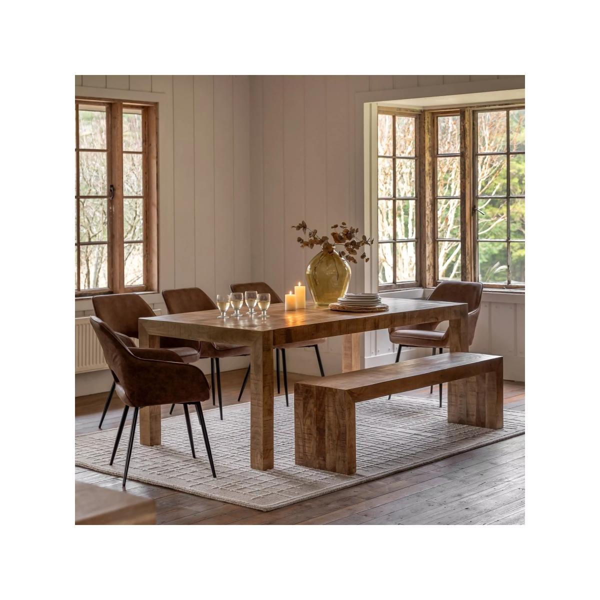 Gallery Direct Daly Dining Table, Natural – image 4