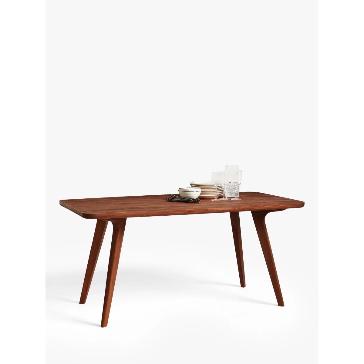 John Lewis Cara 4 Seater Dining Table, American Black Walnut – image 2