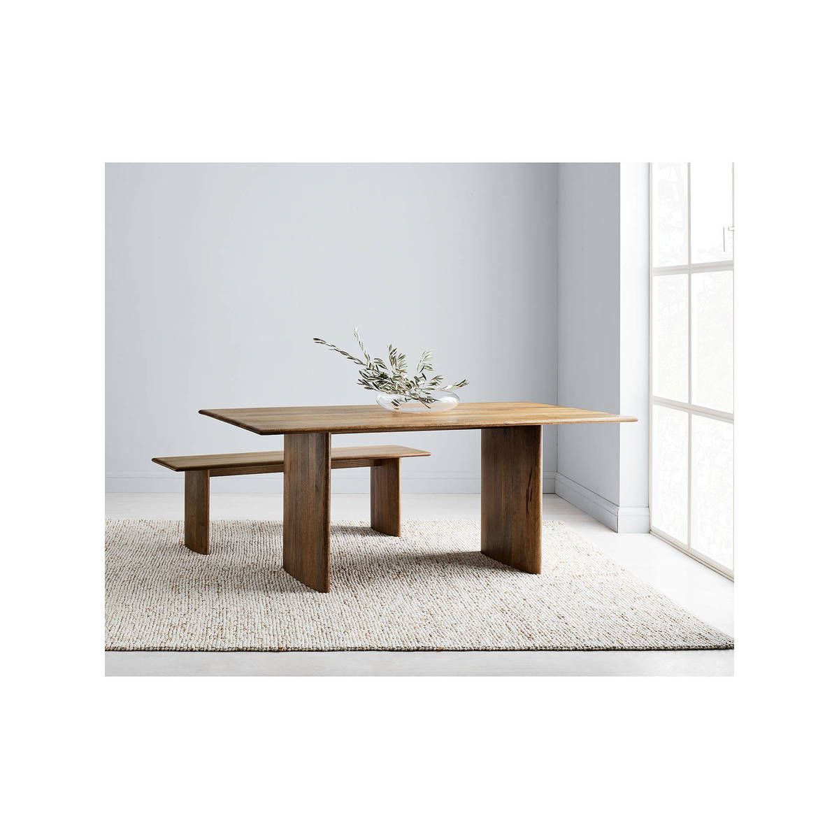 west elm Anton 6 Seater Dining Table, Brown – image 3