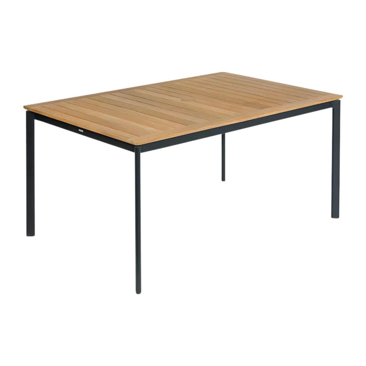 Barlow Tyrie Around Rectangular Wooden Garden Dining Table, 154cm, Teak