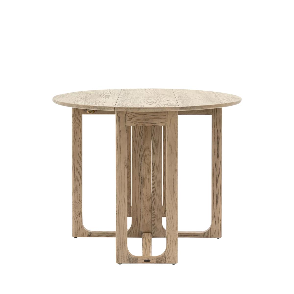 Gallery Direct Vail Folding Table, Smoked – image 2