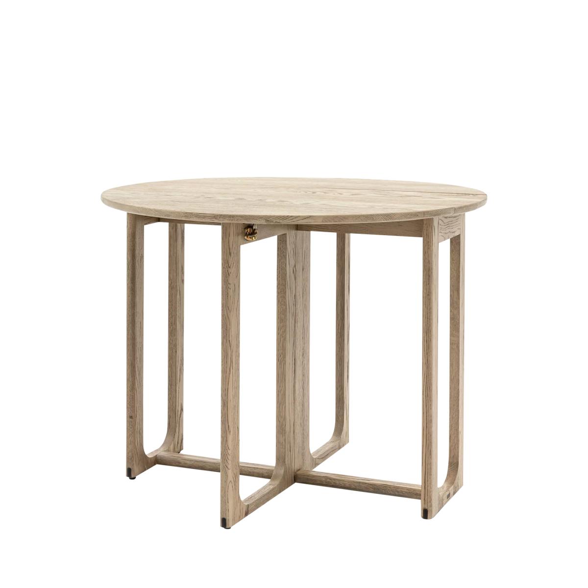 Gallery Direct Vail Folding Table, Smoked – image 3