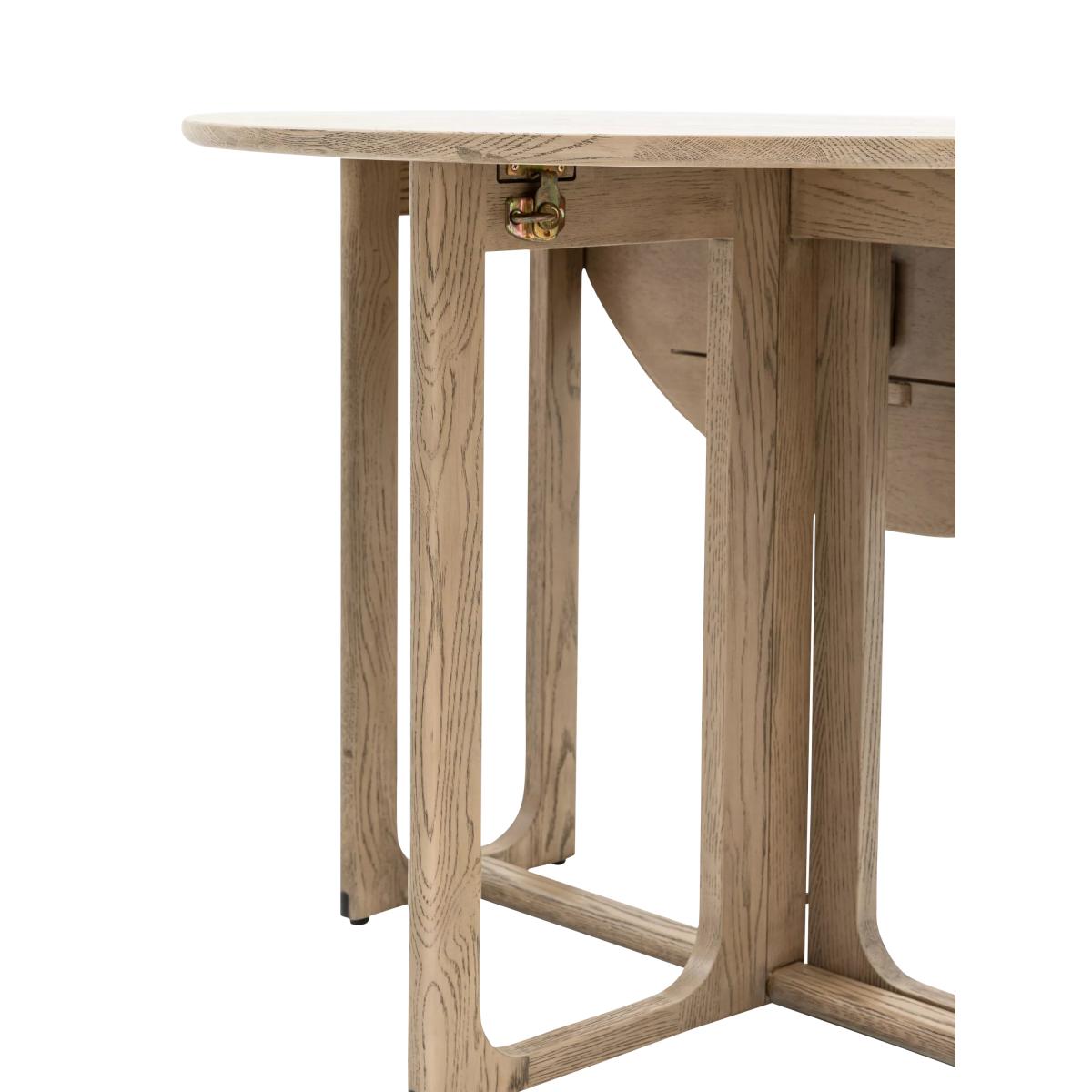 Gallery Direct Vail Folding Table, Smoked – image 8