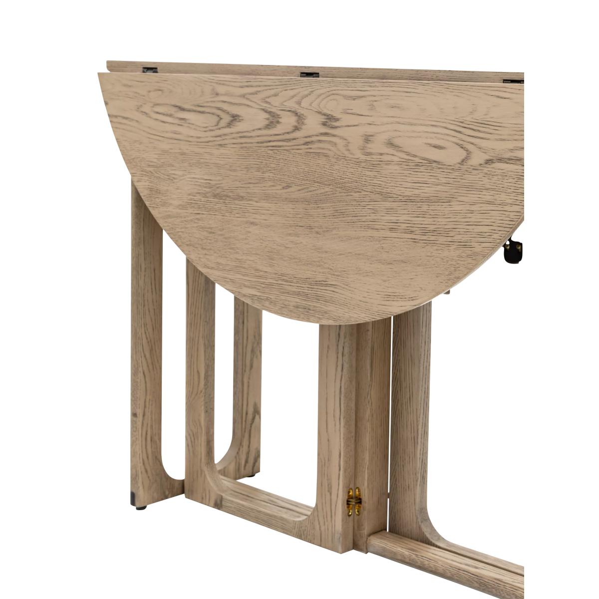 Gallery Direct Vail Folding Table, Smoked – image 9