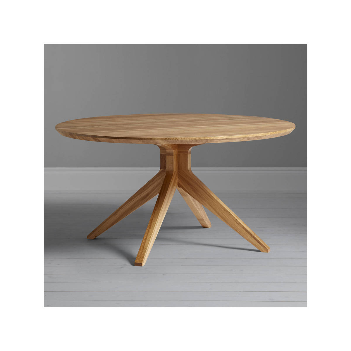 Matthew Hilton for Case Cross 6-Seater Round Dining Table, Oak – image 2
