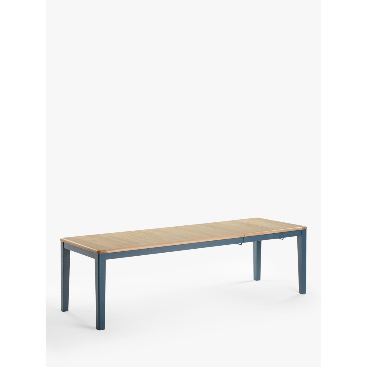 Loaf Chow 8-12 Seater Extending Dining Table, Solid Oak/Inky Blue – image 2