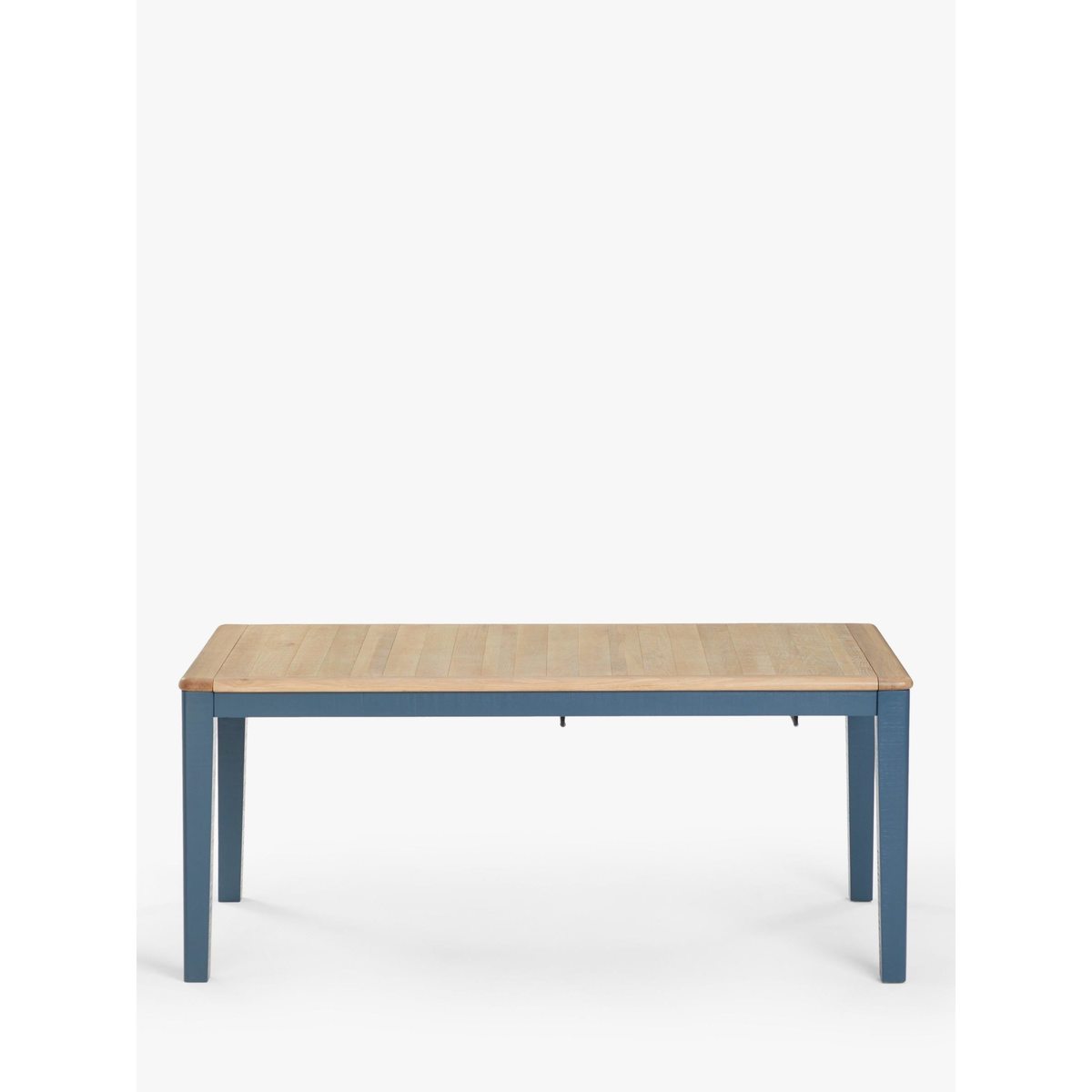 Loaf Chow 8-12 Seater Extending Dining Table, Solid Oak/Inky Blue – image 3