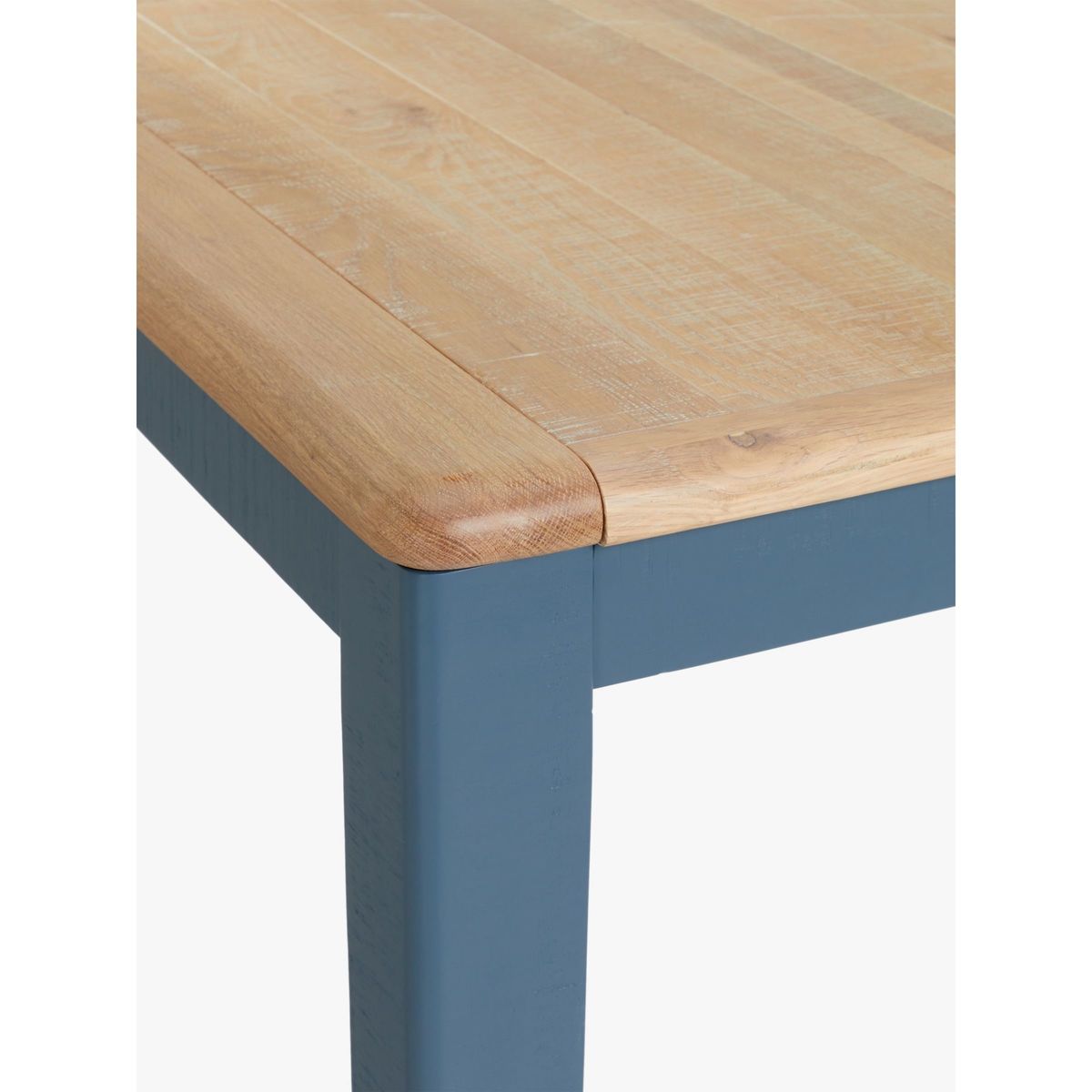 Loaf Chow 8-12 Seater Extending Dining Table, Solid Oak/Inky Blue – image 5